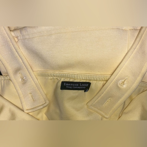 Spring Yellow Button Vest - Picture 4 of 6